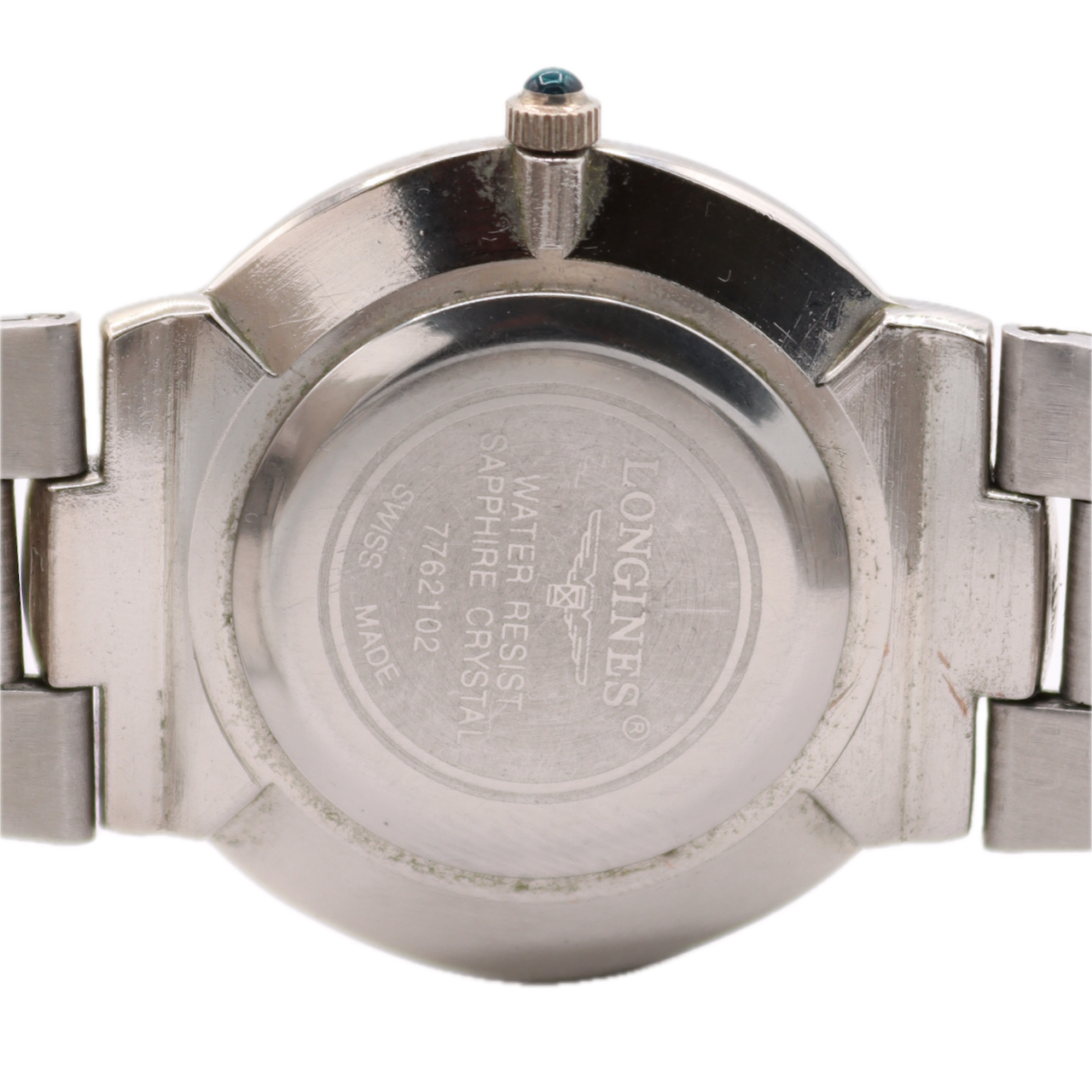 Vintage 33mm Longines 7762102 Extra-Thin Men's Quartz Wristwatch Swiss Steel