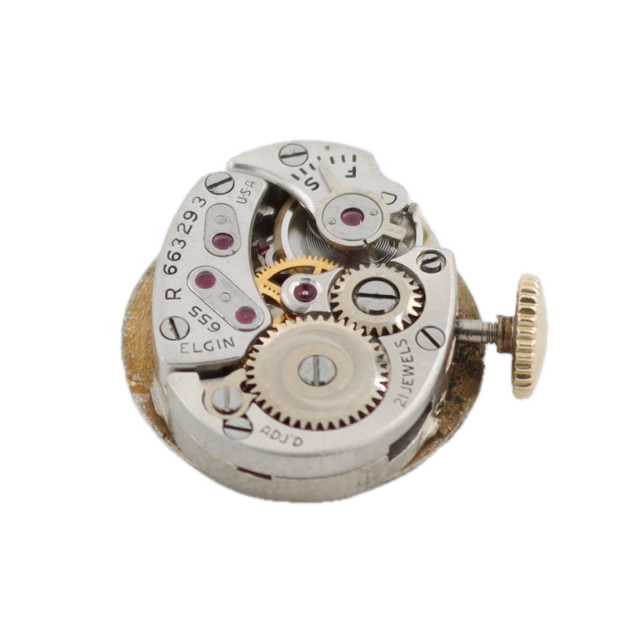 Vintage 17.5mm Lady Elgin 4330 Clubwoman Ladies Mechanical Wristwatch 655 14k GF