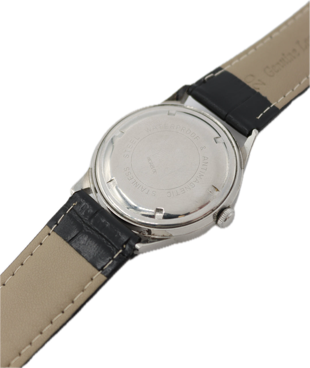 Vintage 35mm Avalon Date Men's Automatic Wristwatch AS 1700/01 Germany Steel