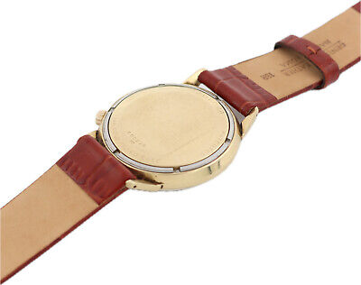 Vintage 34mm 1967 Bulova Accutron Men's Tuning Fork Wristwatch 218 D Swiss 14kGF