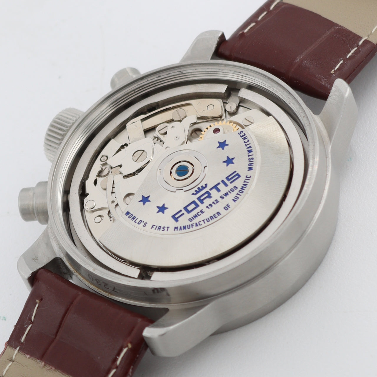 Fortis 597.11.141.1 Flieger Men's Chronograph Wristwatch ETA 7750 Swiss S.Steel