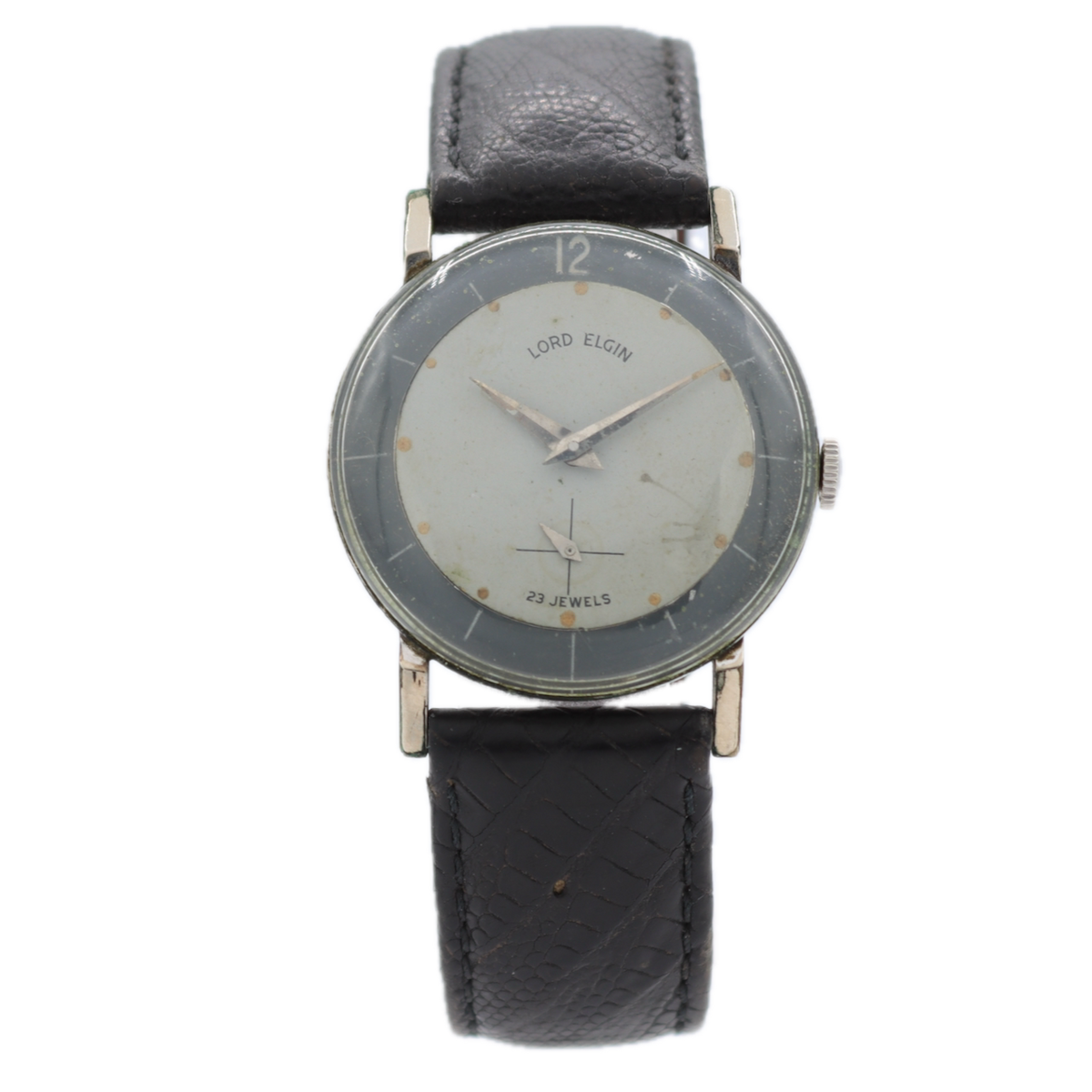 Vintage Lord Elgin 7619 Celestial 23J Men's Mechanical Wristwatch 730