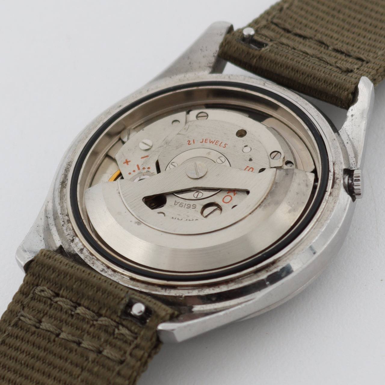 Vintage Seiko 6619-8060 MACV SOG Sportsmatic 5 Men's Automatic Wristwatch Steel