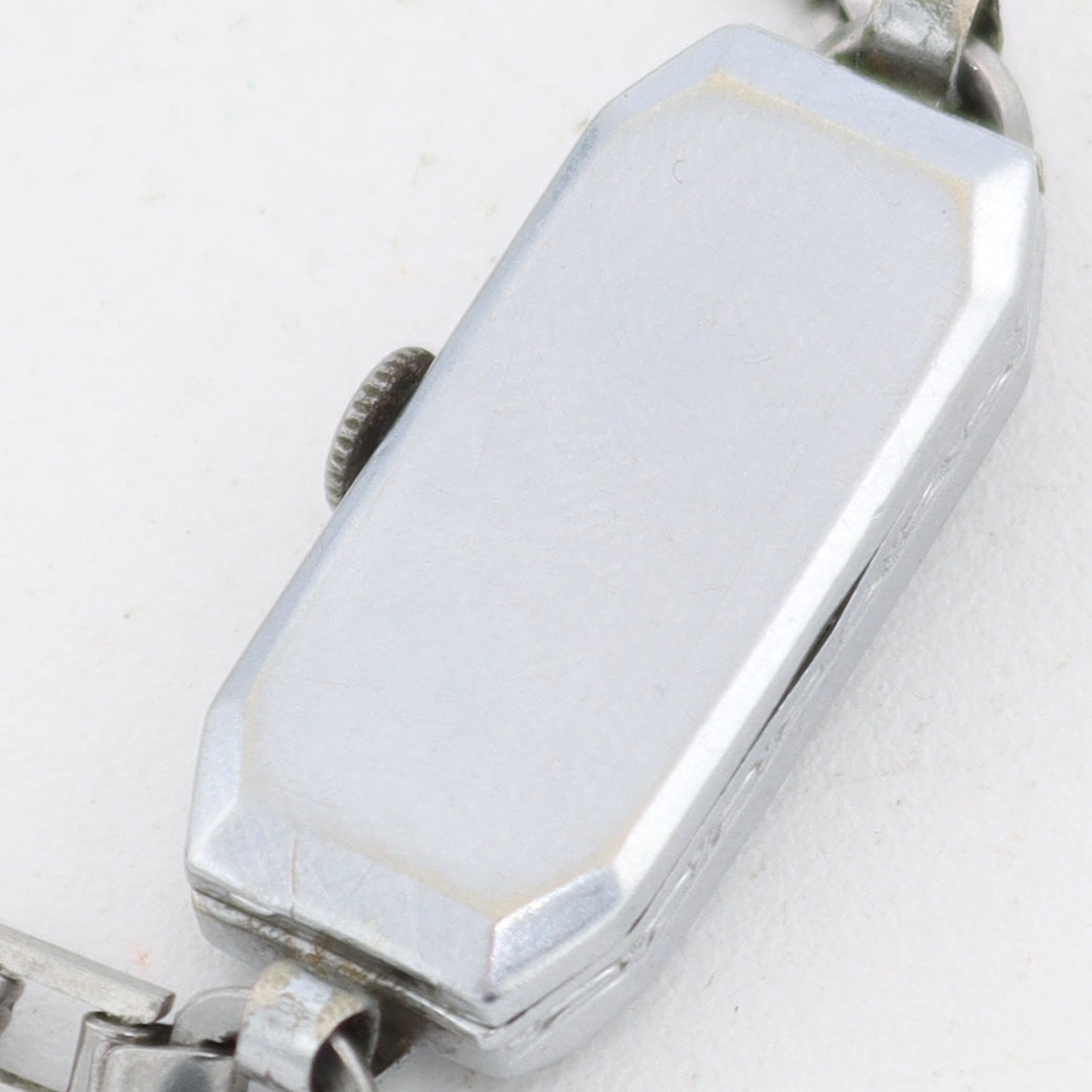 Vintage 1930 Bulova Diamond Cocktail Ladies Mechanical Wristwatch 4 AT Swiss