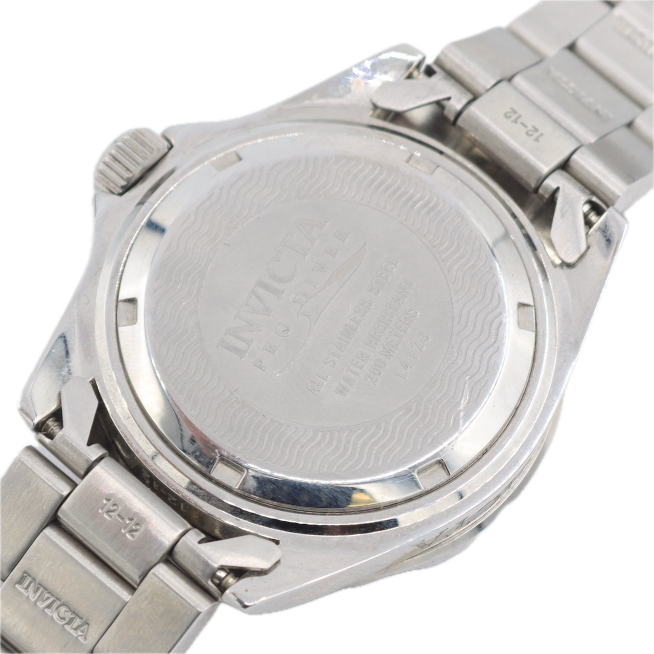 Vintage Invicta 14123 Professional Diver Men's Quartz Wristwatch Japan Steel