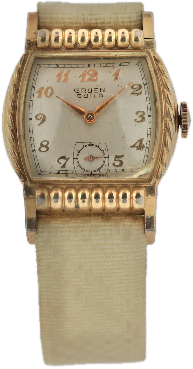 Vintage Gruen 416/720 Braided Guild Men's Mechanical Wristwatch 416 Swiss