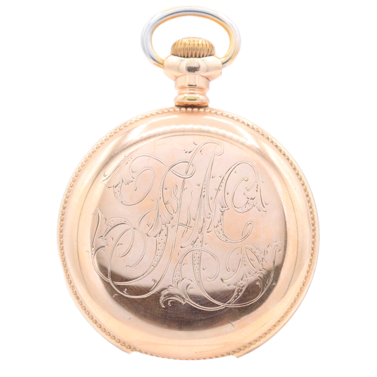 Antique 16s 1918 Hamilton Beaded 21 Jewel Mechanical Railroad Pocket Watch 992