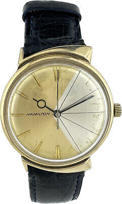 Vintage Hamilton T-403 Shark Fin Men's Automatic Wristwatch 663 10k GF Running
