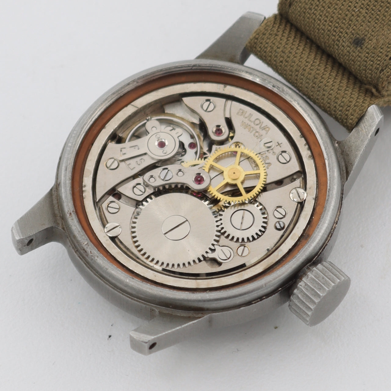 Vintage Bulova A-11/Ordinance Hack Men's Mechanical Wristwatch 10 AK Serviced
