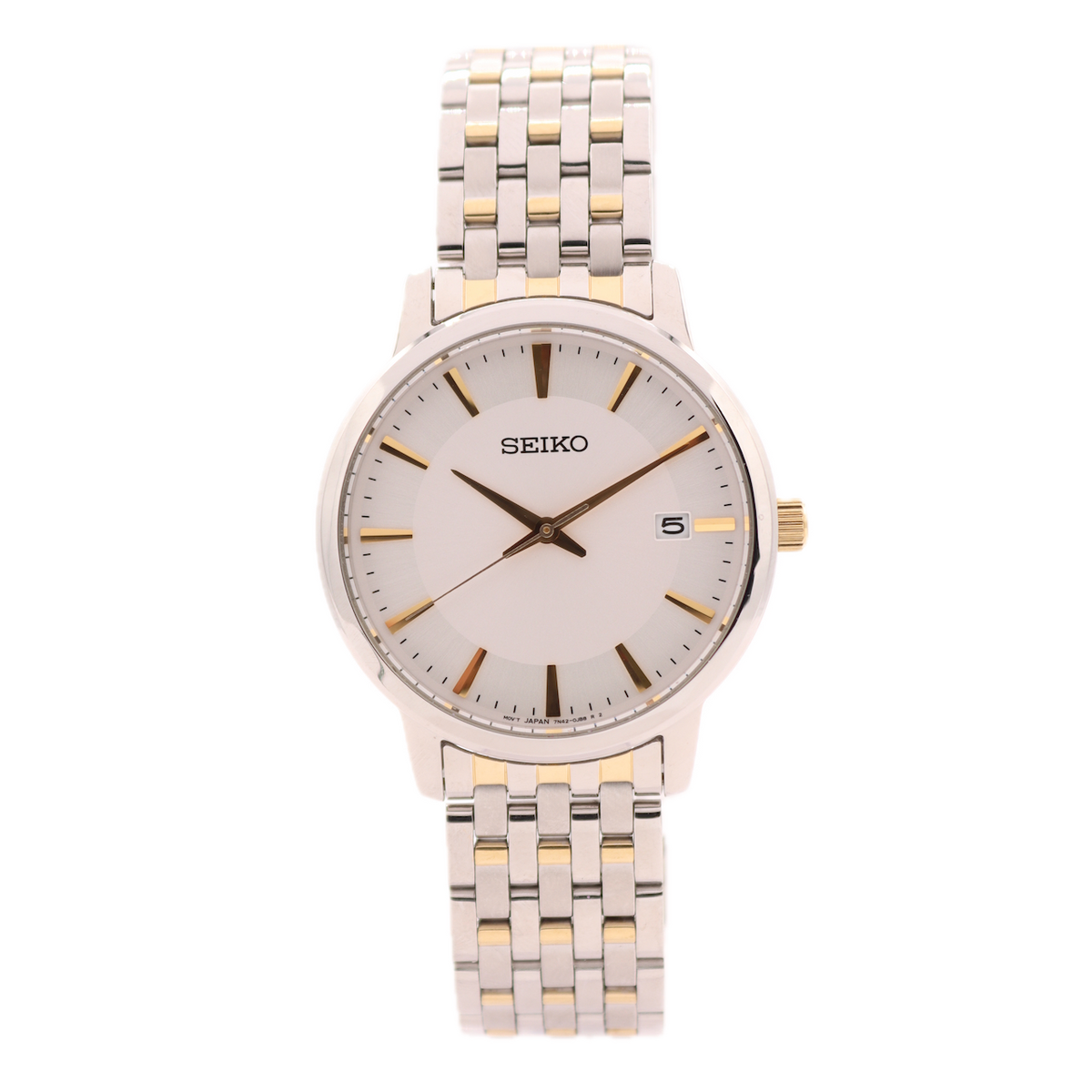 Seiko White Dial Date 7N42-0FG0