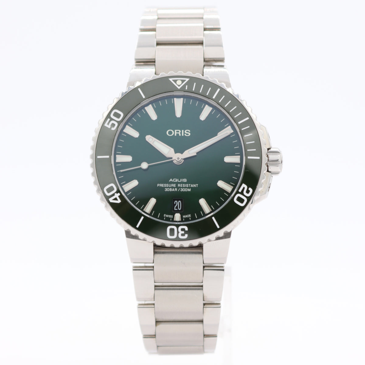 Oris Aquis Date Green 5974.01.733.7732.4157-07.8.21.05PEB