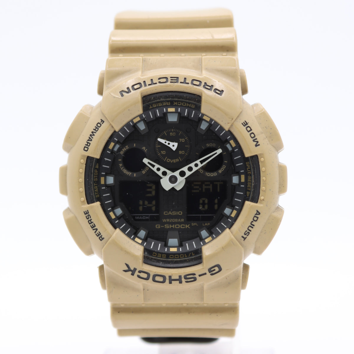 Casio G-Shock Tan Analog GA-100L 5081