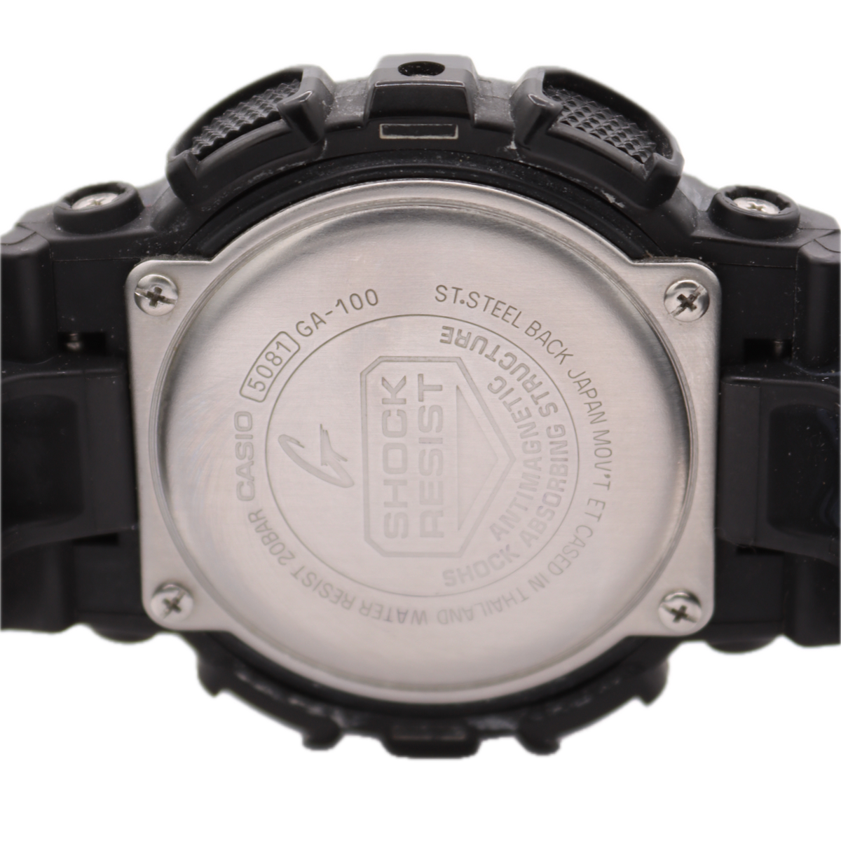 Casio G-Shock Black Analog GA-100 5081