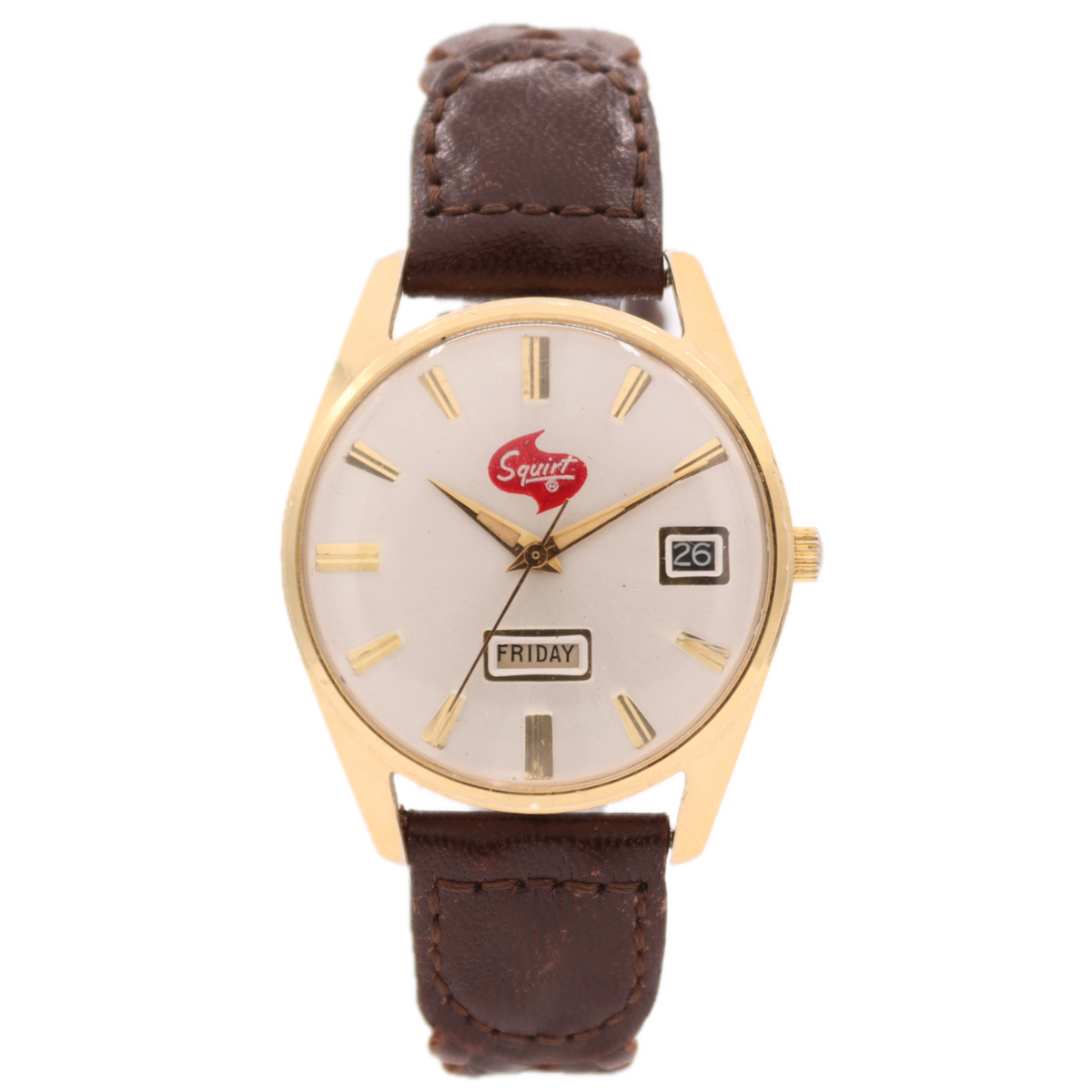 Squirt Silver Dial Day Date