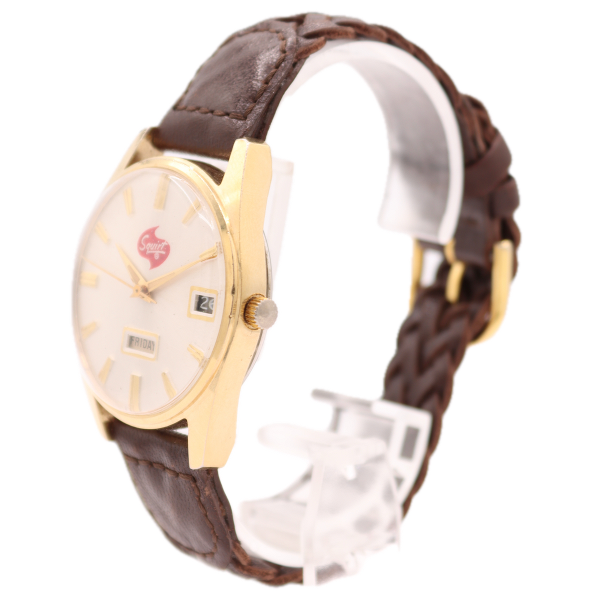 Squirt Silver Dial Day Date
