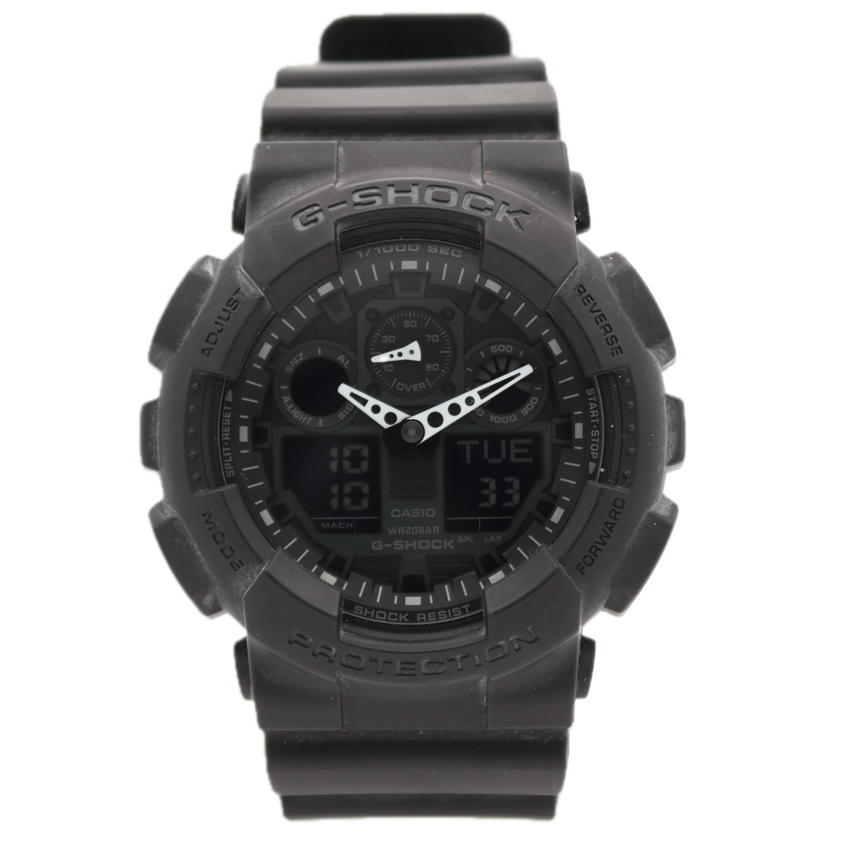 Casio G-Shock Black Analog GA-100 5081