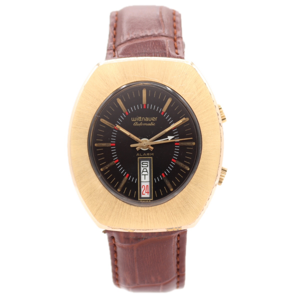 Wittnauer Day-Date Alarm 7007 1975