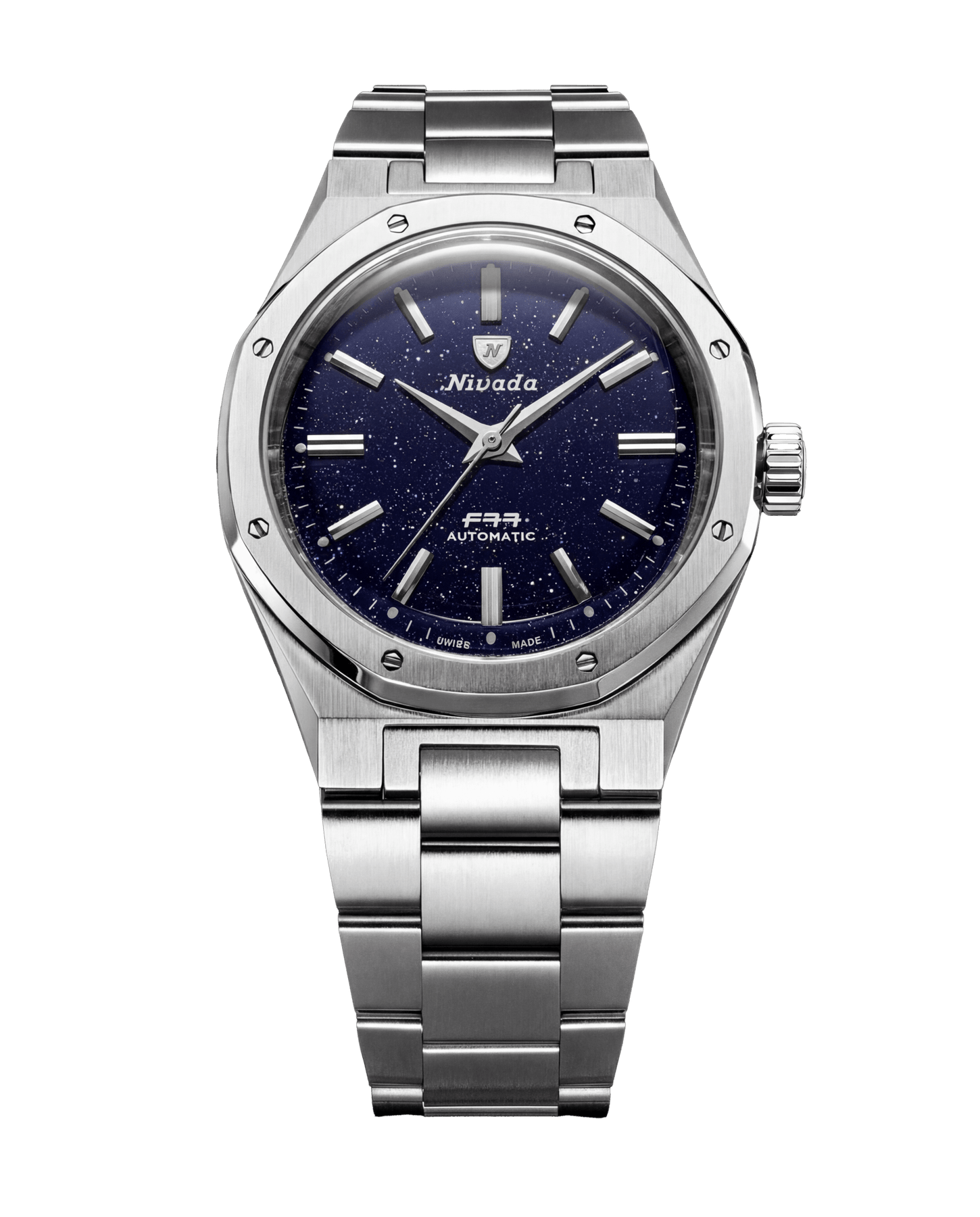 Nivada Grenchen F77 SST dark blue aventurine MK2 68047A77
