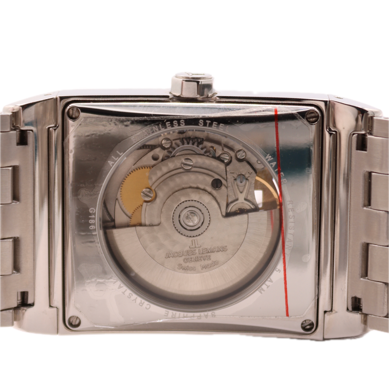Jacques Lemans Geneve Open Heart Tank Style G-186
