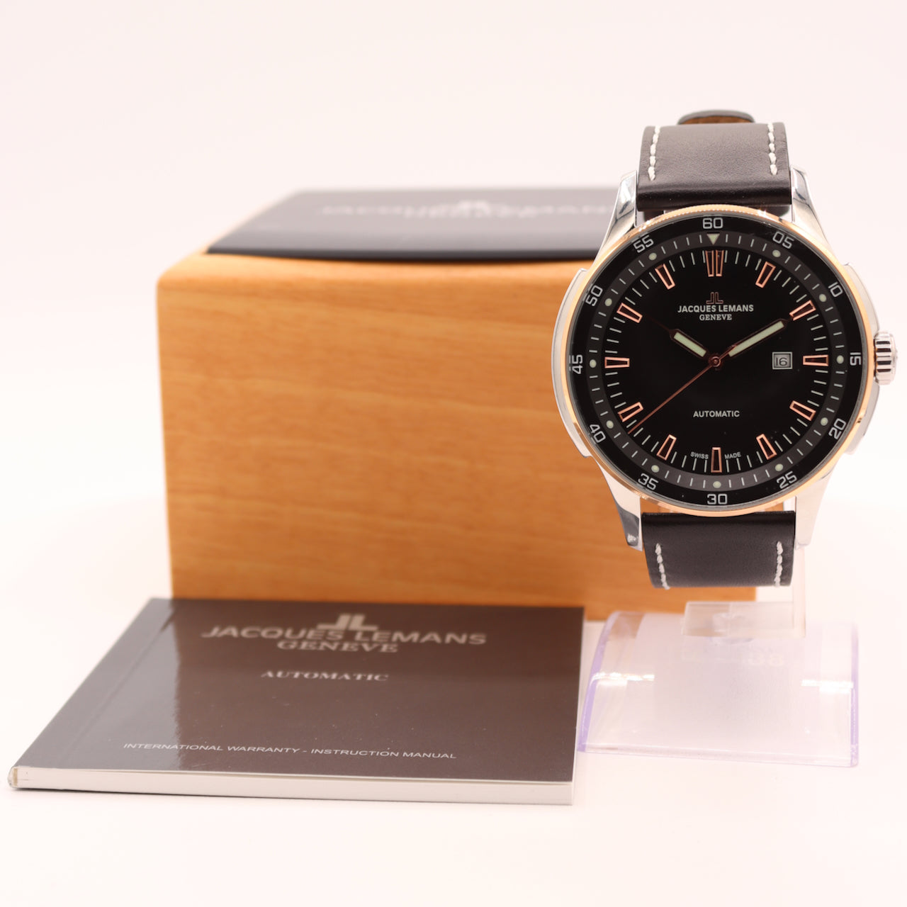 Jacques Lemans Geneve Black Dial G-229C