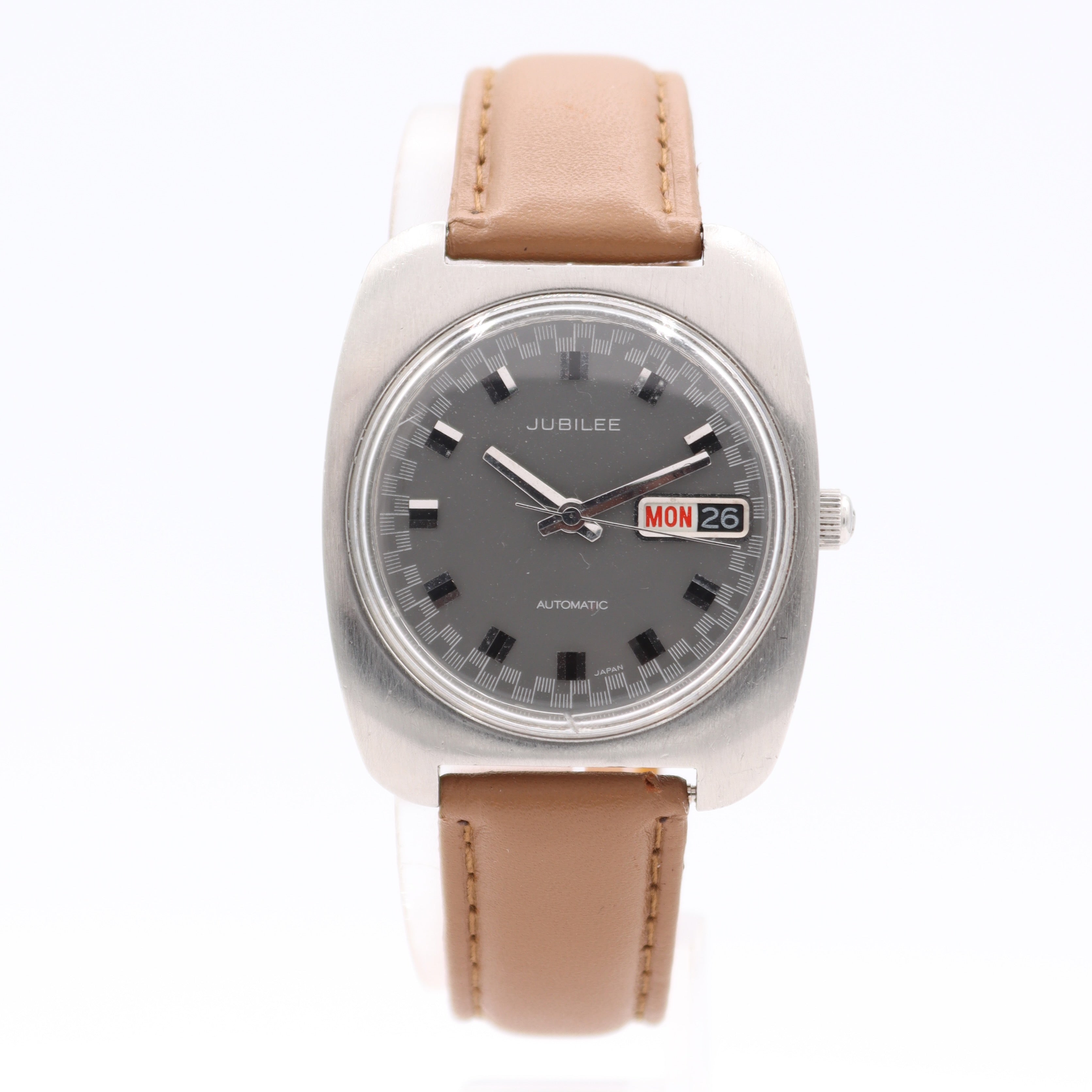 Jubilee Silver Dial Day Date F 504