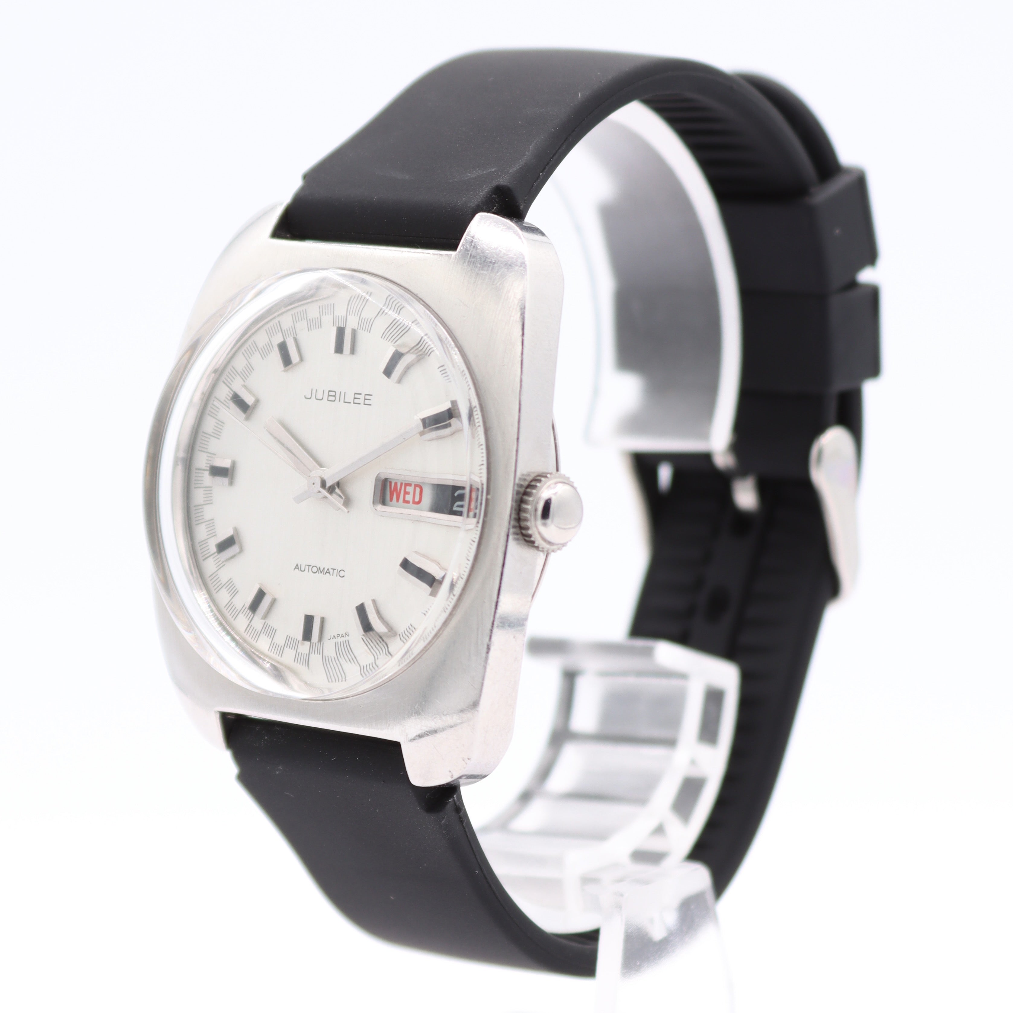 Jubilee Silver Dial Day Date F 504