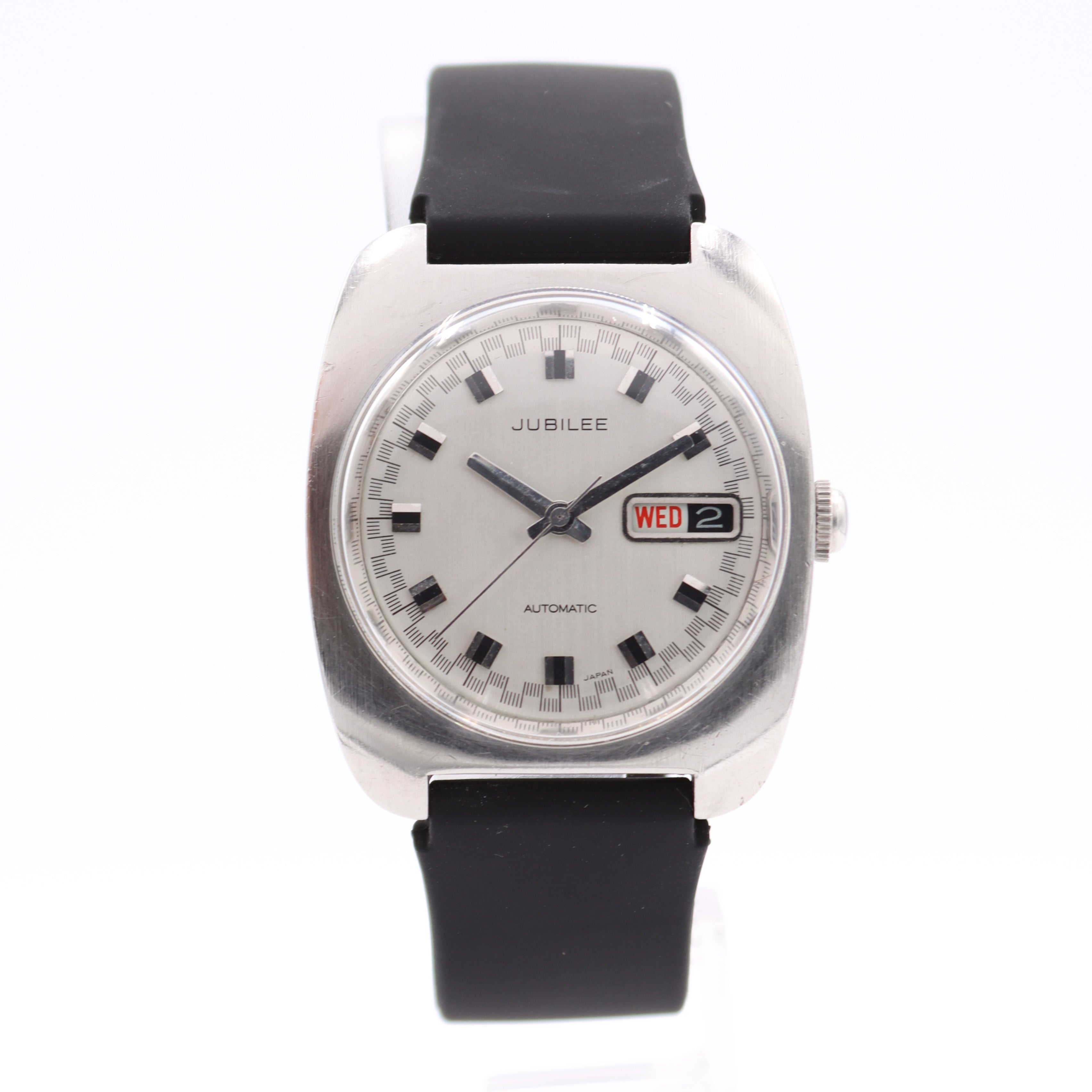 Jubilee Silver Dial Day Date F 504