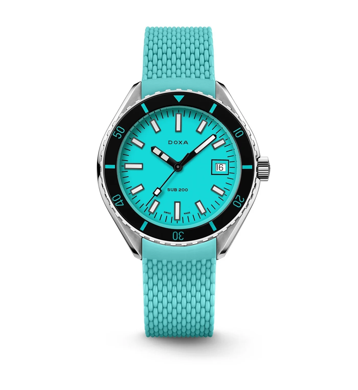 Doxa Sub 200 Aquamarine Short Strap 799.15.241.25
