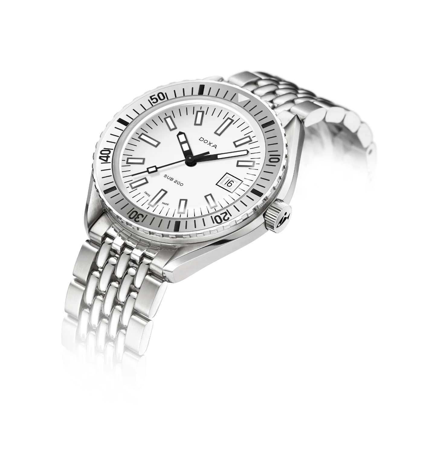 Doxa Sub 200 Whitepearl 796.10.011.10