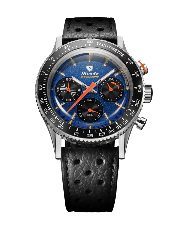 Nivada Grenchen Chrono King MecaQuartz Racing Blue 87050Q10