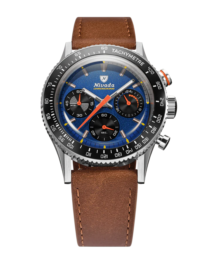 Nivada Grenchen Chrono King MecaQuartz Racing Blue 87050Q16