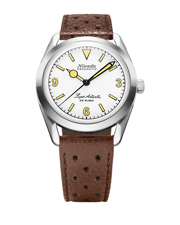 Nivada Grenchen Super Antarctic White 3.6.9 - Beige Luminova 32066A23