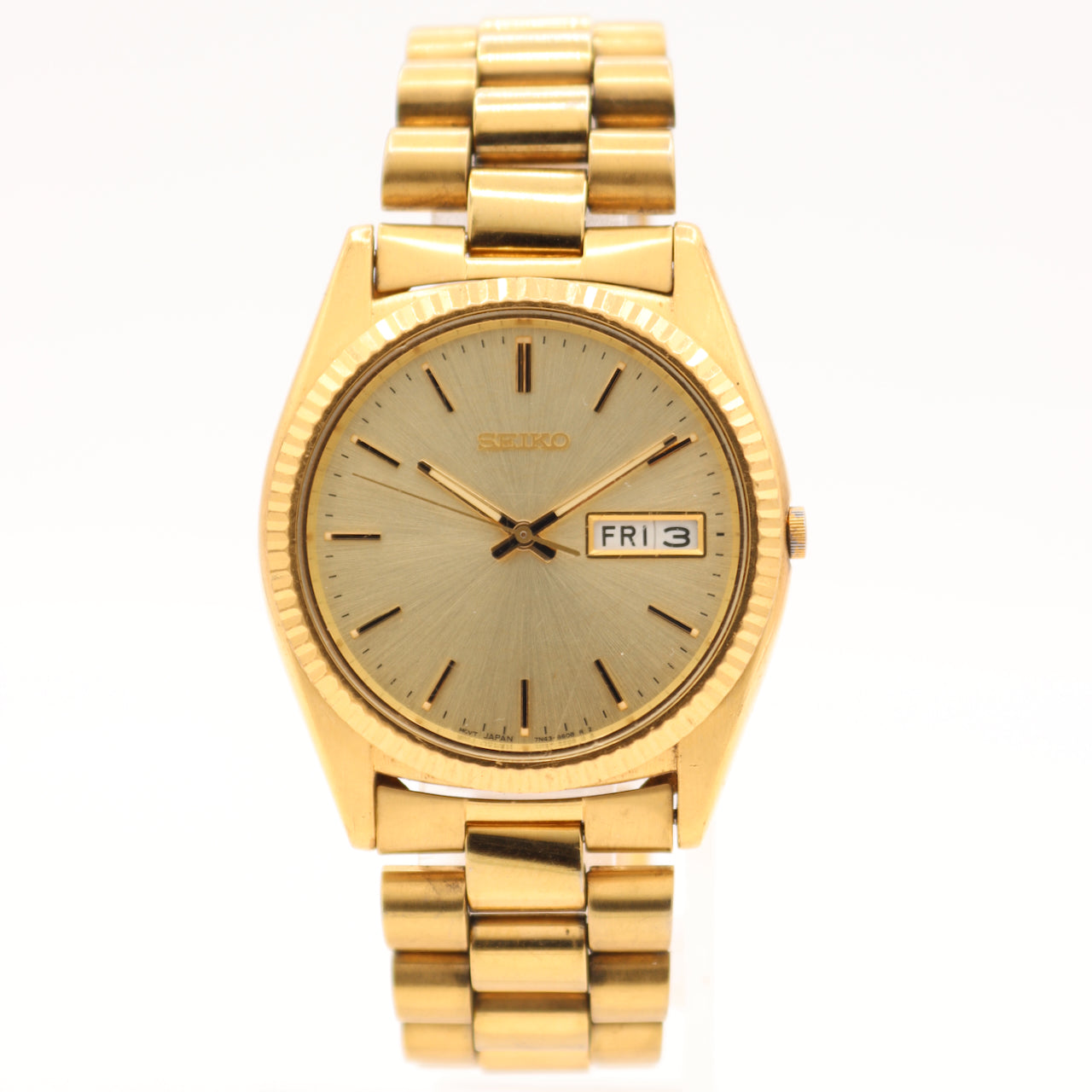 Seiko Day-Date 7N43-8111 1990