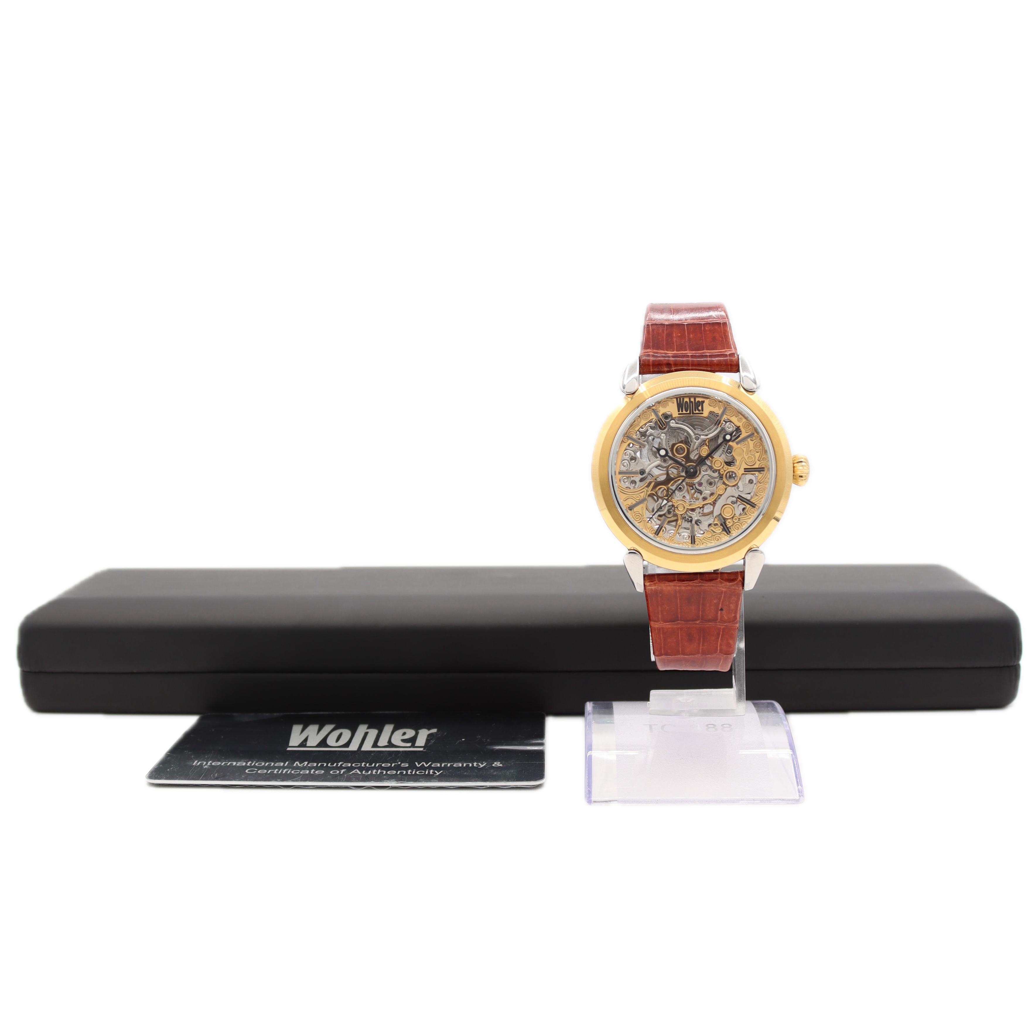 Wohler Skeletonized Dress Watch W-3021-434