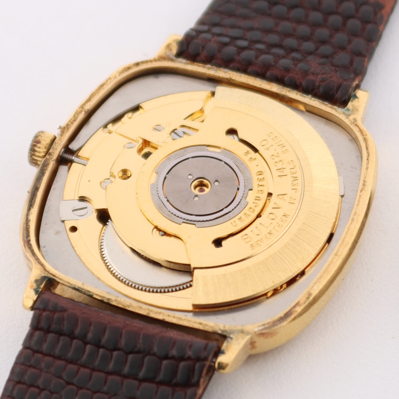 Bulova Square Date E-12399 1982
