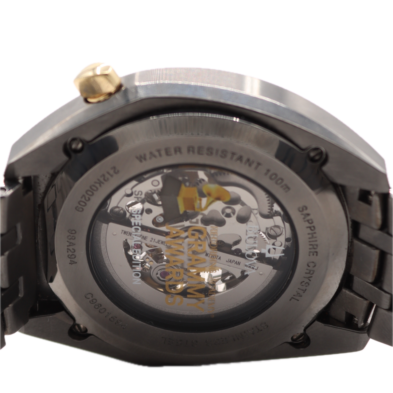 Bulova Grammy Skeleton 98A294