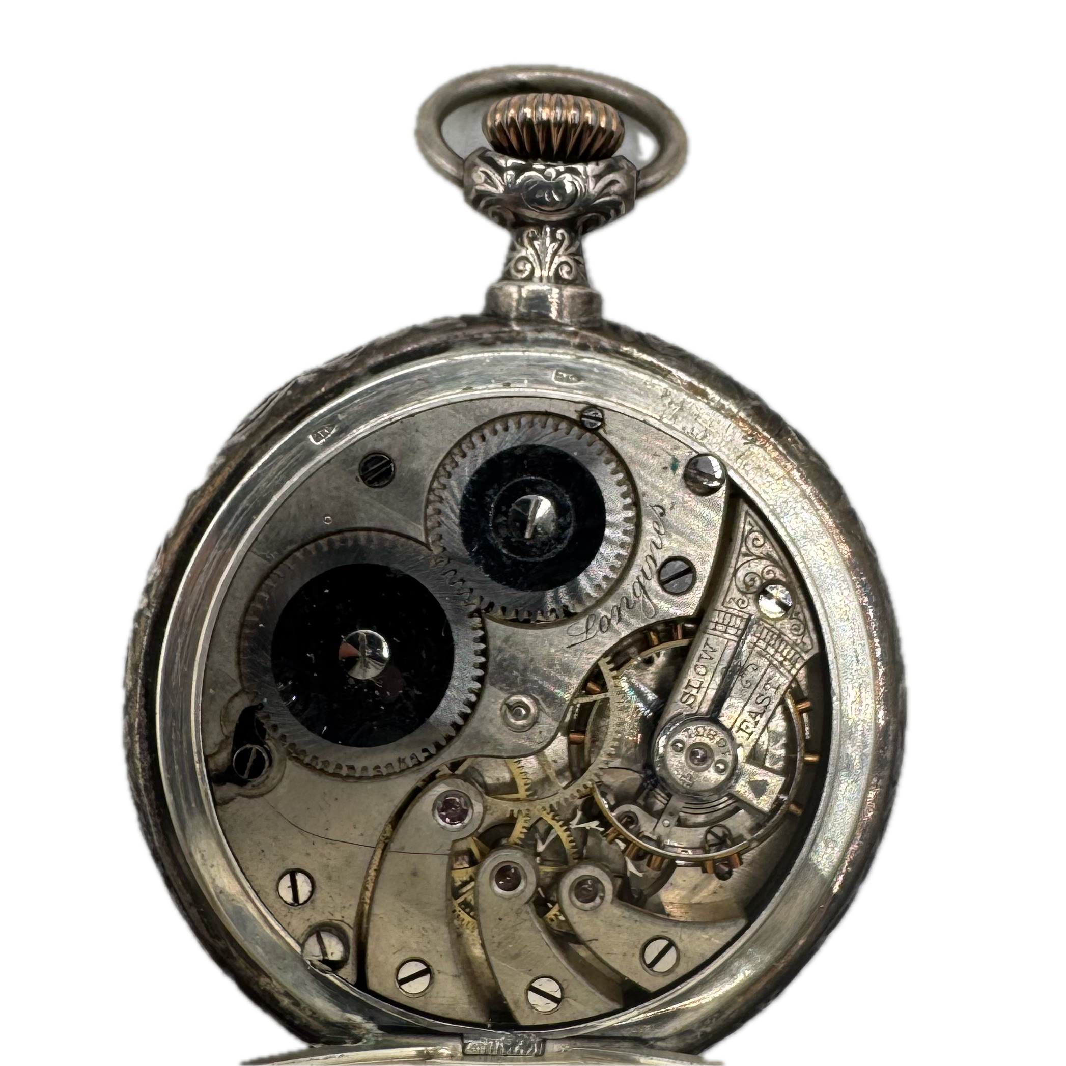 Longines Repousse Female Portrait 1890
