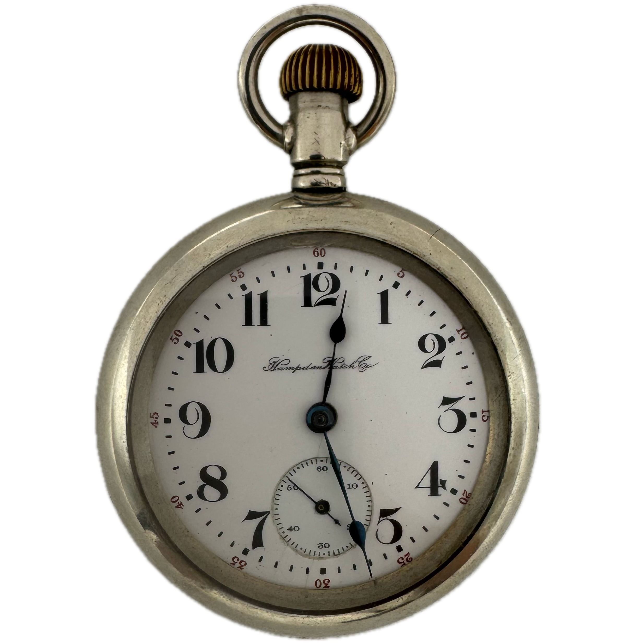 Hampden Watch Co. Single Sunk Dial 1909