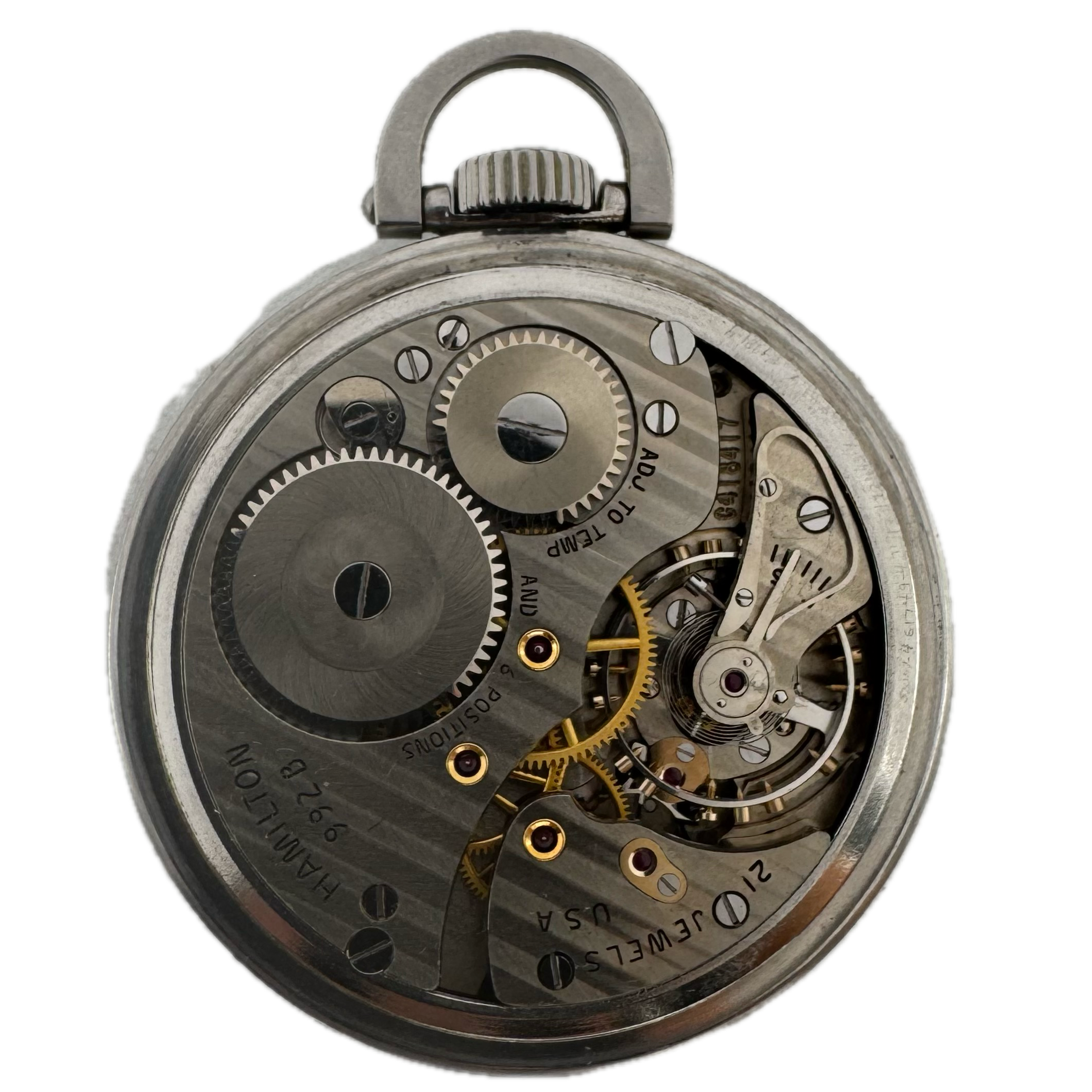 Hamilton Boxcar Dial Railway Special 1955