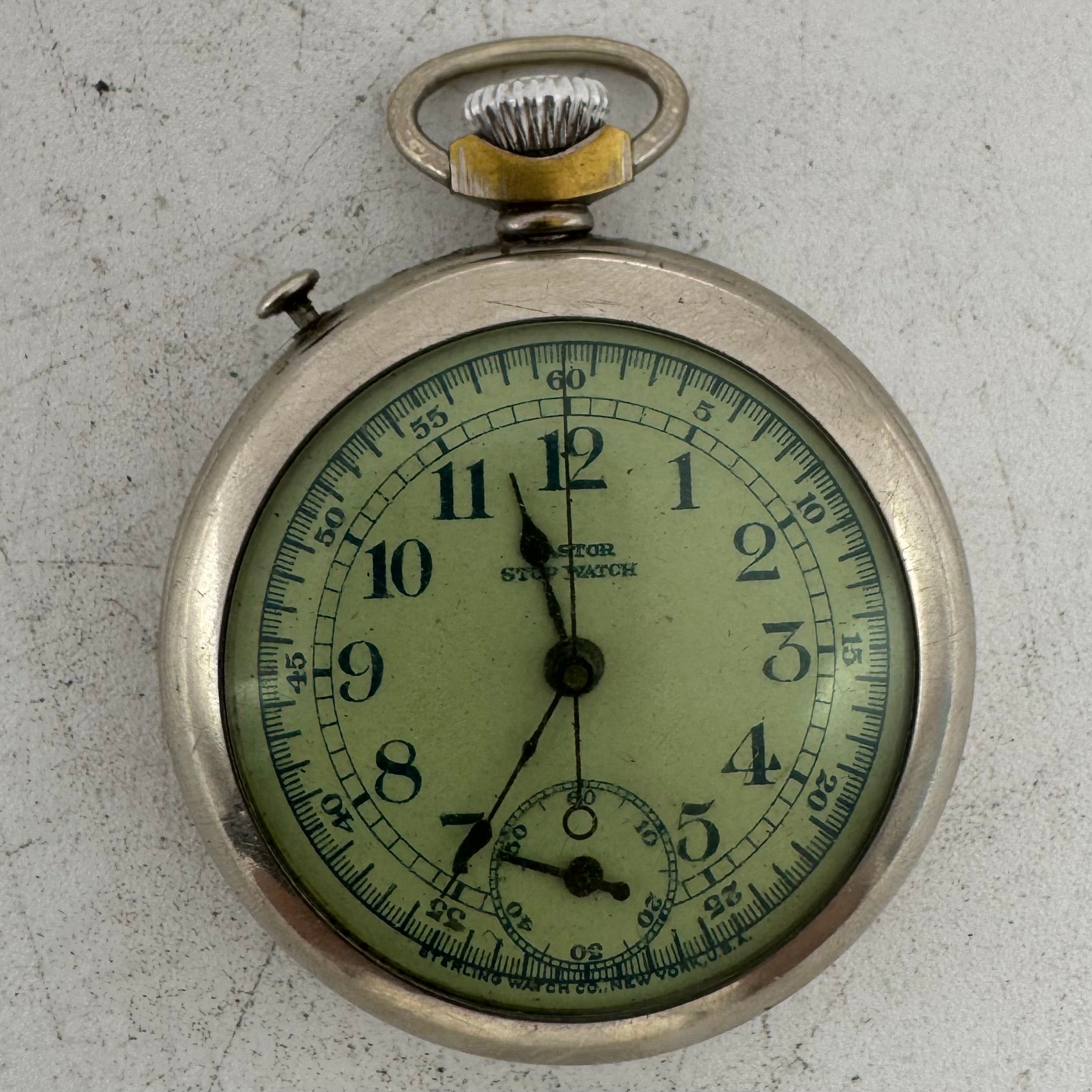 Sterling Watch Co. Pastor Stop Watch Dial