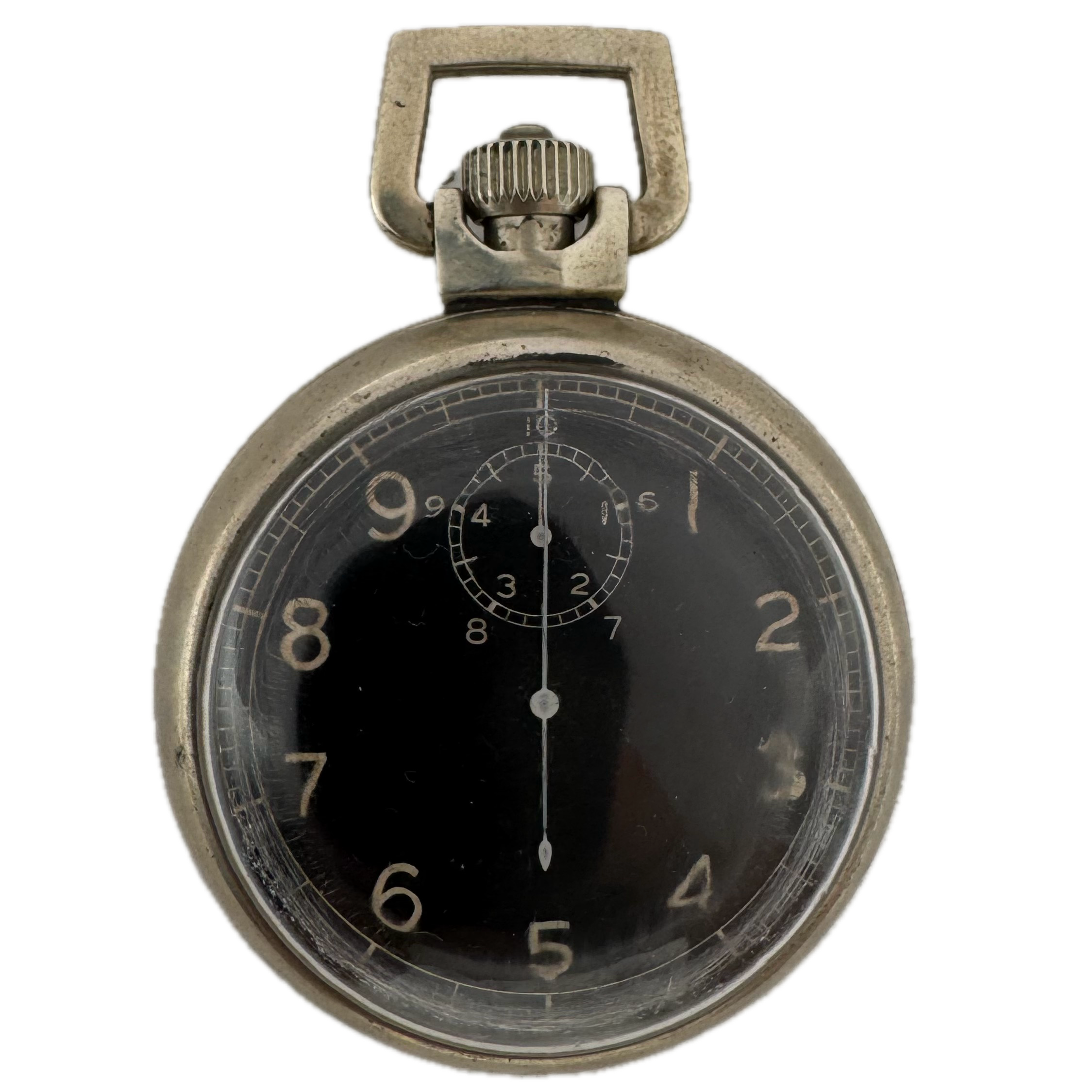 Elgin Natl. Watch Co. WWII Decimal Stopwatch Jitterbug 1945