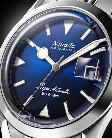 Nivada Grenchen Super Antarctic Blue - 38mm 32076A04
