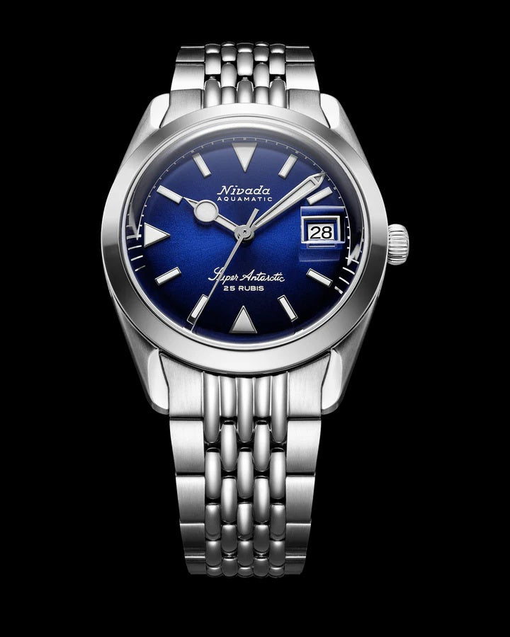 Nivada Grenchen Super Antarctic Blue - 38mm 32076A04