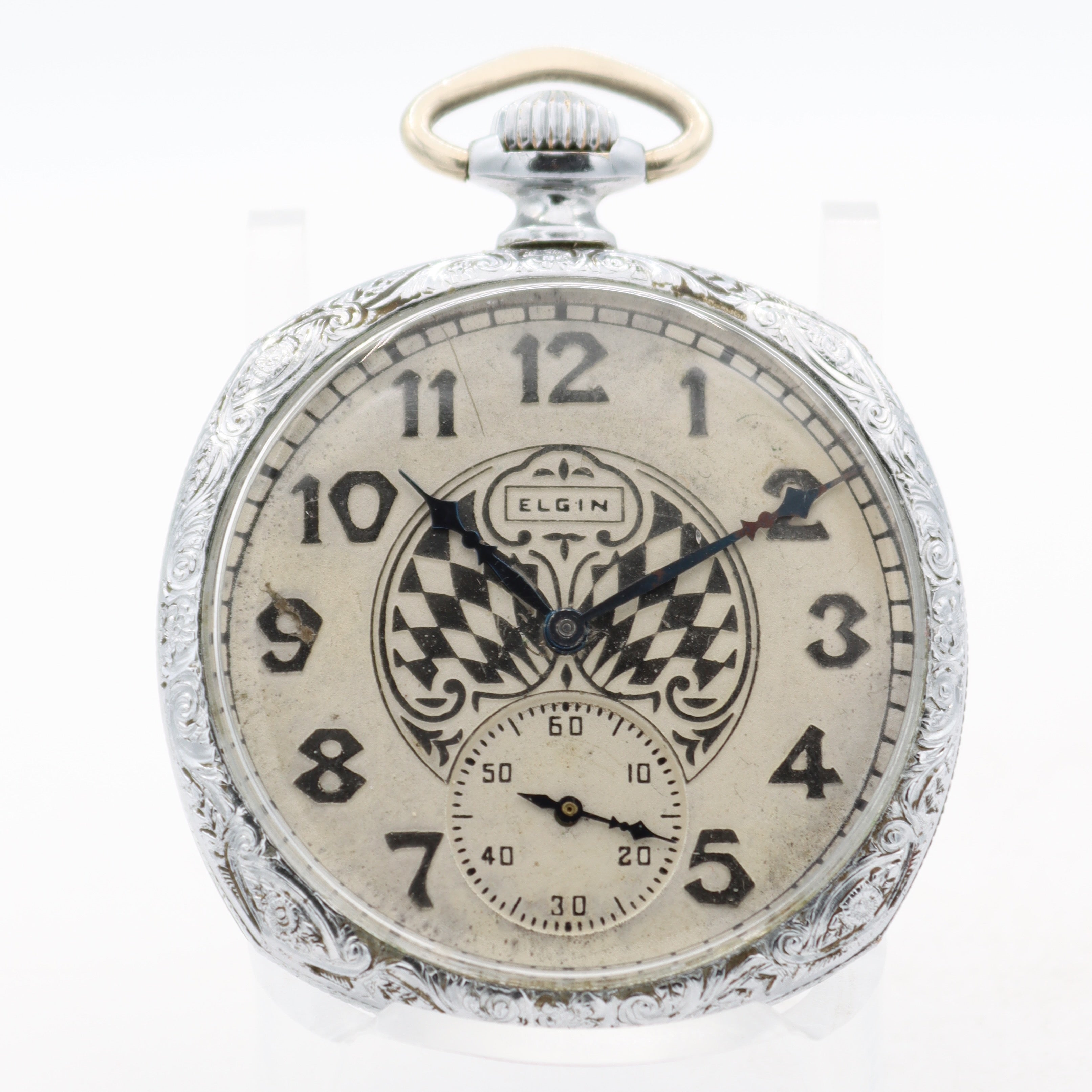 Elgin Fancy Dial Single Sunk 1930