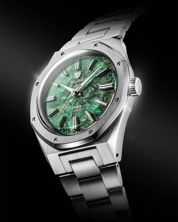 Nivada Grenchen F77 SST Green Aventurine MK2 - 38mm 68053A77