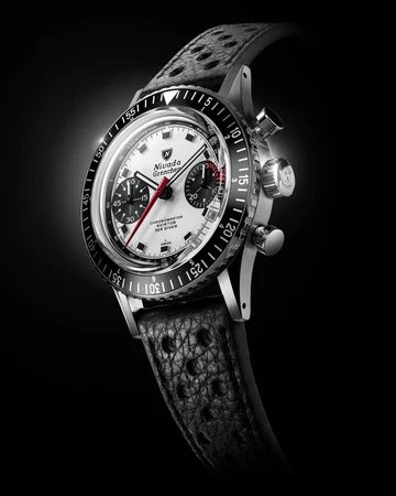 Nivada Grenchen Chronomaster Panda - 38mm 86054M01LC