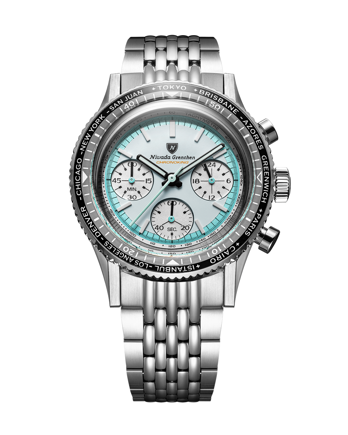 Nivada Grenchen Chronoking Racing Grey 87056Q04
