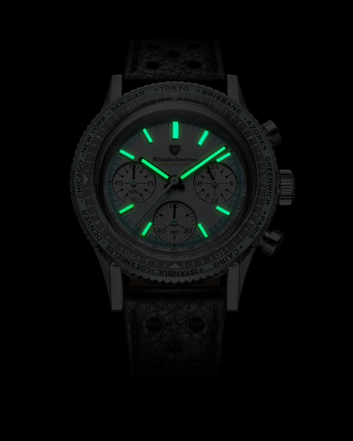 Nivada Grenchen Chronoking Racing Grey 87056Q04