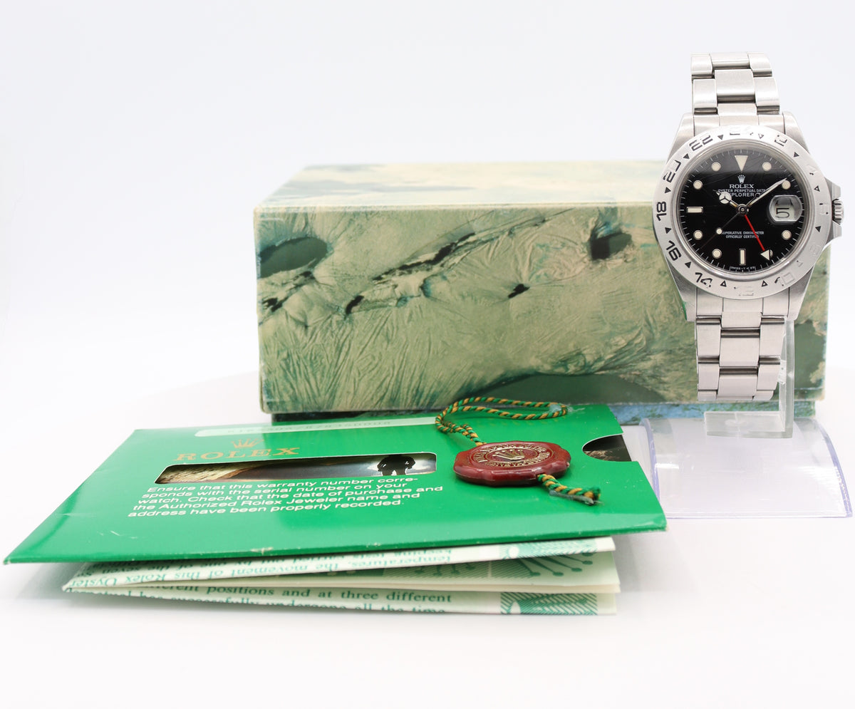 Rolex Explorer II GMT Spider Dial 16550 1986