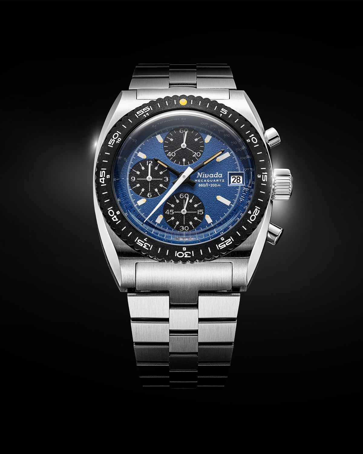 Nivada Grenchen Autochron Blue Mecaquartz 77005Q24